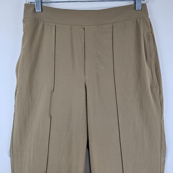 ATHLETA Brooklyn Heights Vienna Slim Pant Tapered Leg Sz 4 Tapestry Gold Womens - Picture 4 of 11